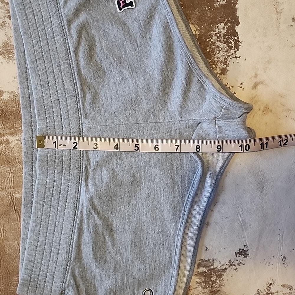 Team Pink Light Gray Athletic Shorty Shorts. Size: S - Picture 7 of 7